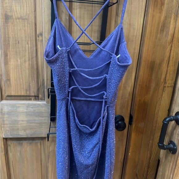 Windsor Purple Backless Dress - Picture 2 of 3